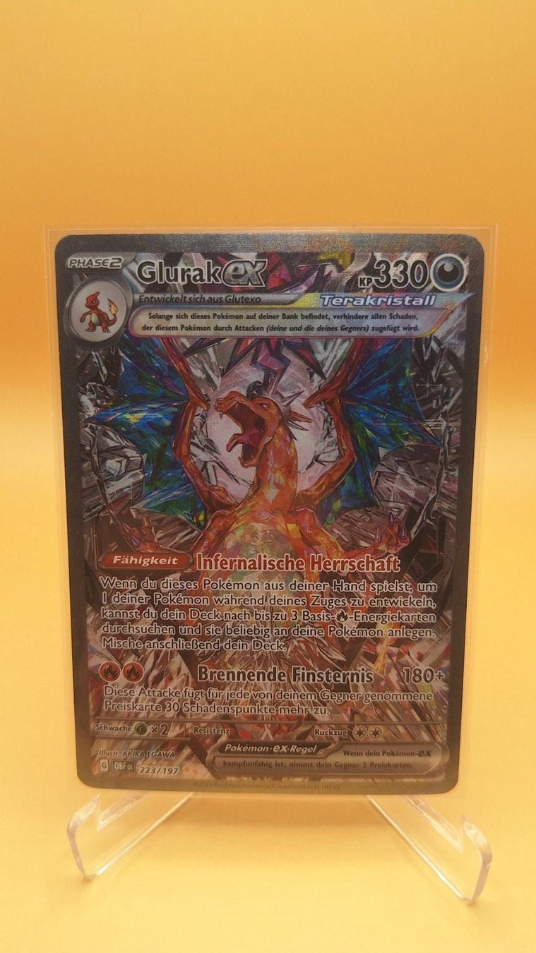 Pokémon Carte collezionabili: Glurak EX / Charizard EX / Obsidianflammen / OBF 223 – Usato da Naters venduto da poketrade11