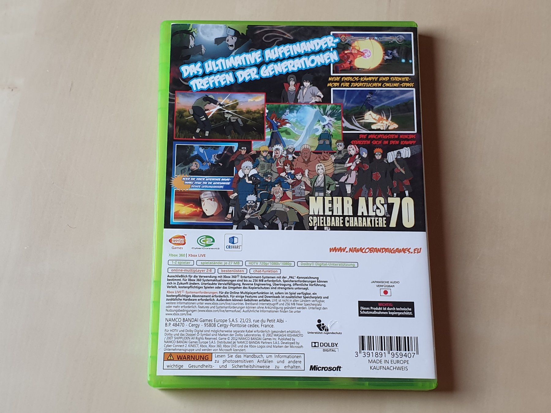 Microsoft Giochi: Naruto Ultimate Ninja Storm Generations – Usato da Stansstad venduto da collectorsshop 1