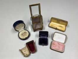 LOT alte Schmuck-Etui //i549