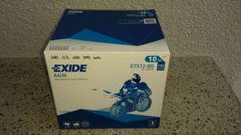 Motorradbatterie, 12V/10Ah NEU, YTX12-BS, auch SA / SO!