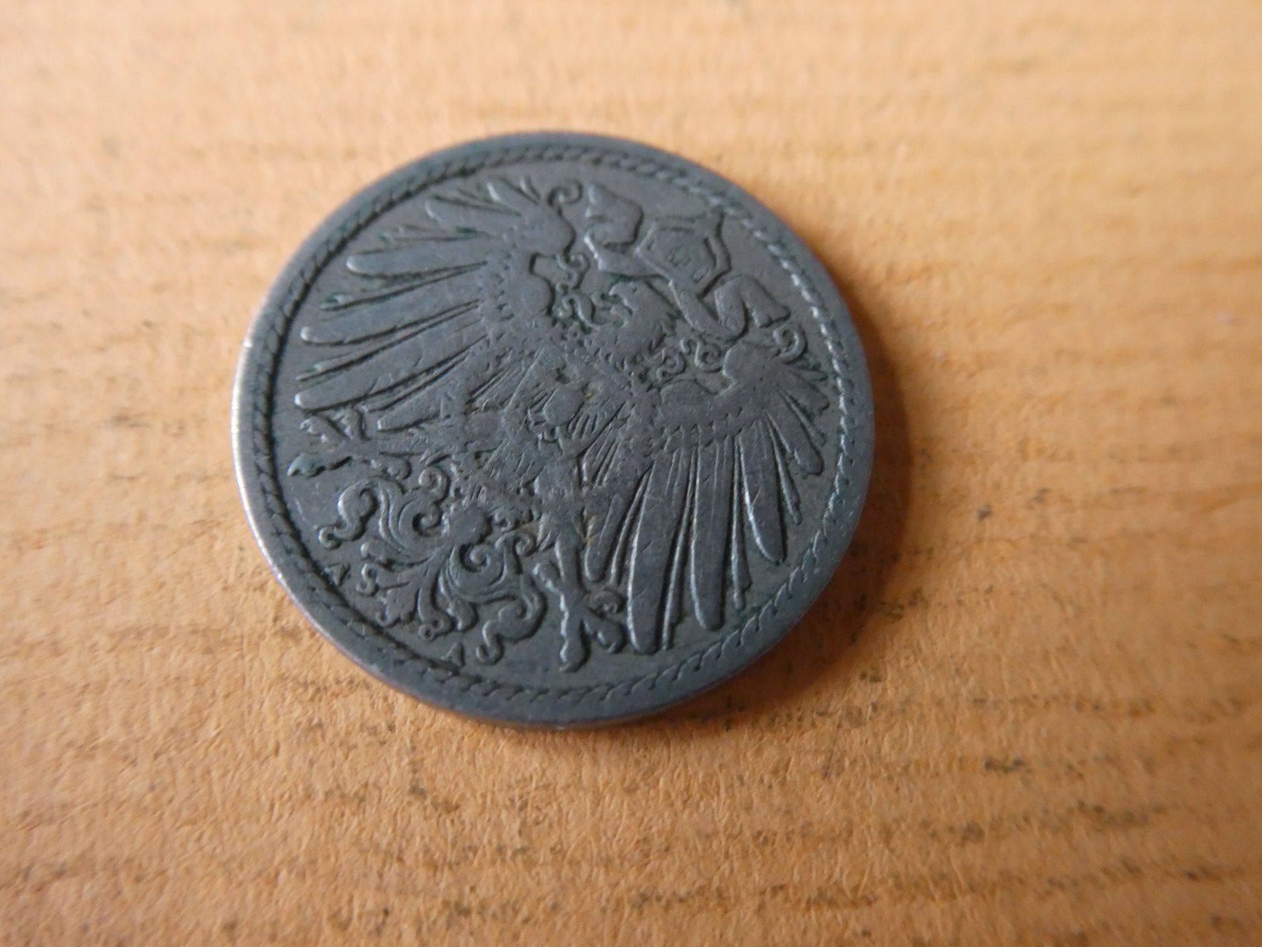 Alle Münzen: Dt. Reich 1899 A, 5 Pfennig – Gebraucht aus Hinterforst von Rohusri 1