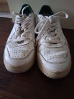 Leder Sneakers weiss/grün Gr.37 Unisex