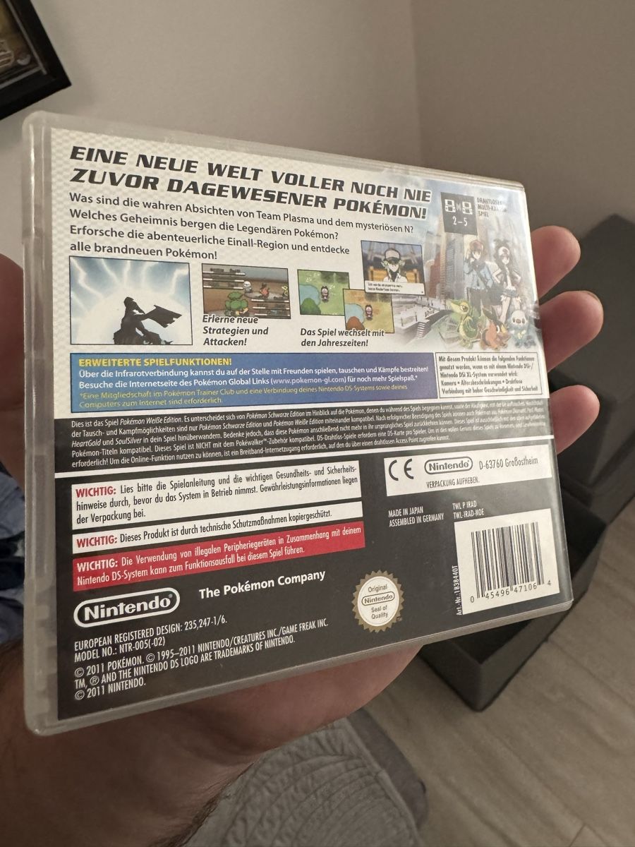 Giochi: Pokemon Schwarz DS CiB – Usato da Härkingen venduto da Ama-Fresh 2