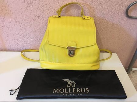 Maison Mollerus Rucksack Menusio Sonnengelb