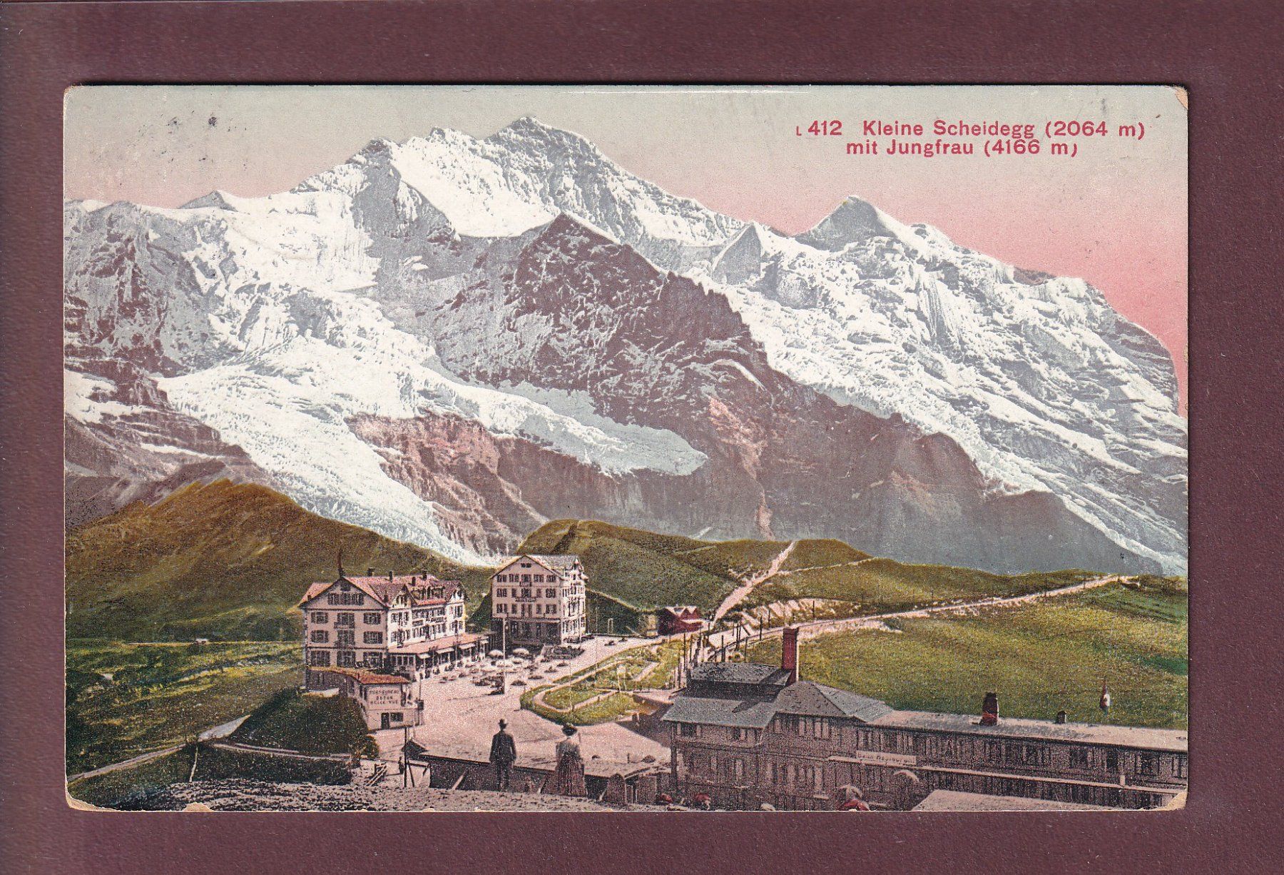 Cartes postales: KLEINE SCHEIDEGG - Jungfrau - 1911 – D'occasion à Pully par nicecards