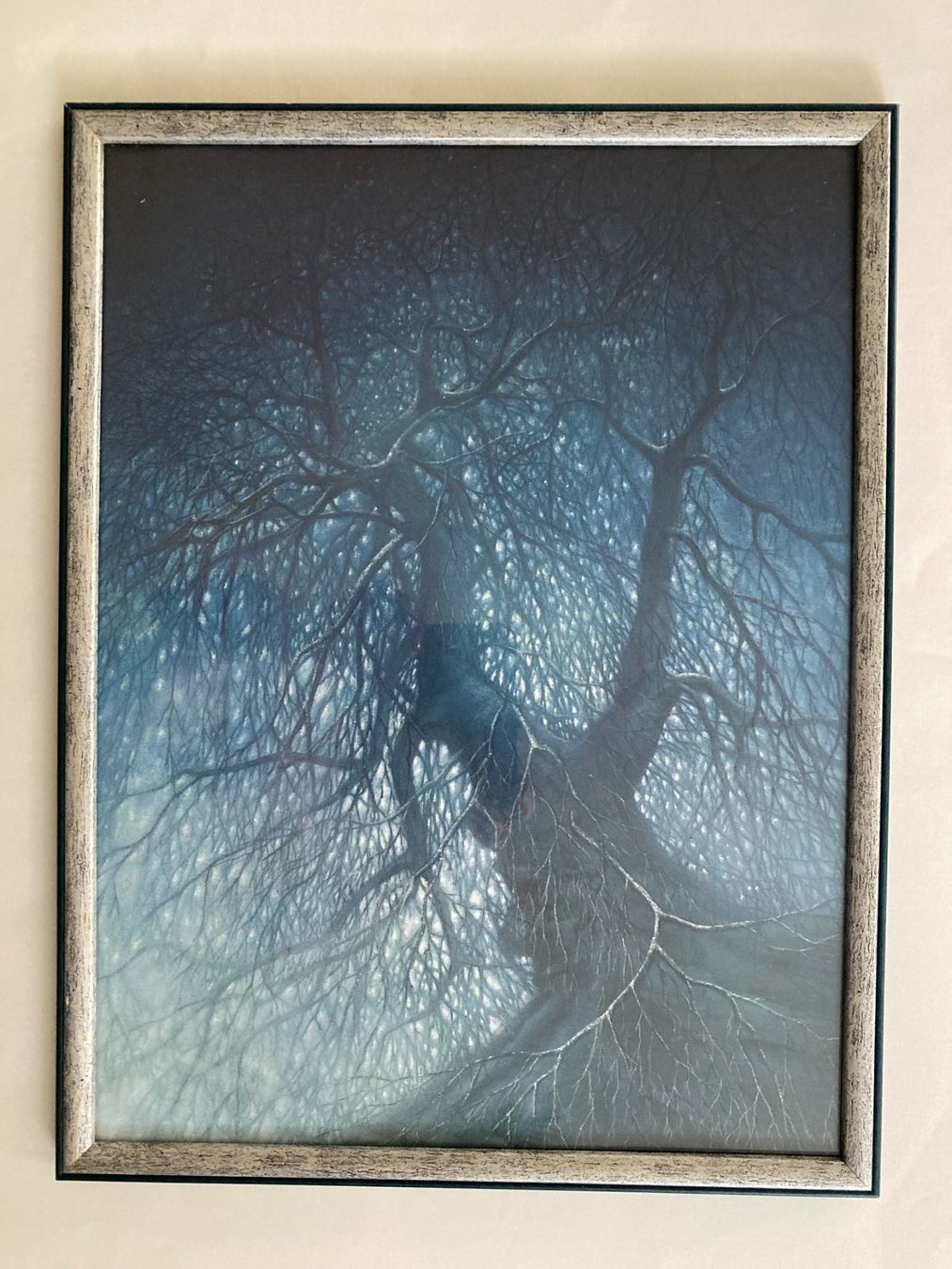 Foto & Immagini: FRIEDRICH  HECHELMANN   Kunstdruck  BAUM  Holzrahmen  / Glas – Usato da Subingen venduto da ArtBead 8