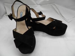 Wildleder Plateau-Sandalen PRADA, Gr. 38.5