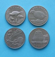 Münzen Neuseeland 1 Dollar  4 Diverse