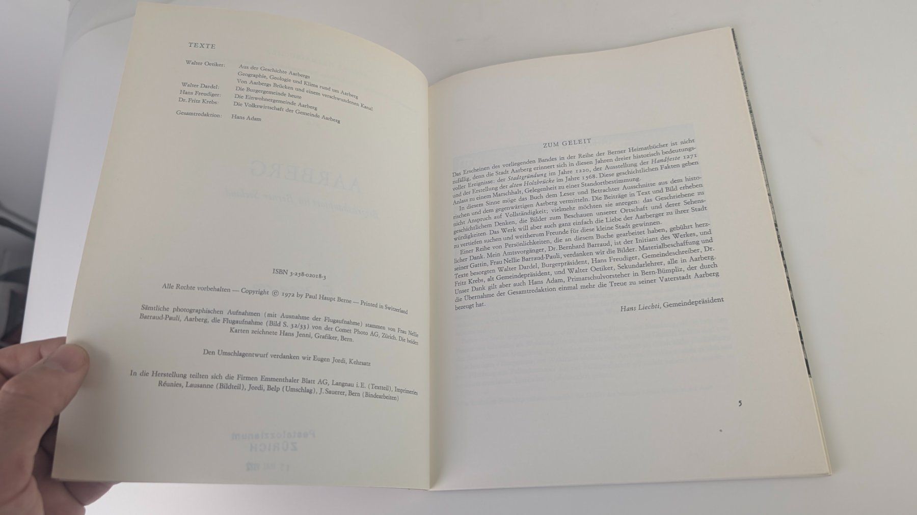 Libri: Berner Heimatbücher: Aarberg 1972 – Usato da Zürich venduto da axolottchen 4