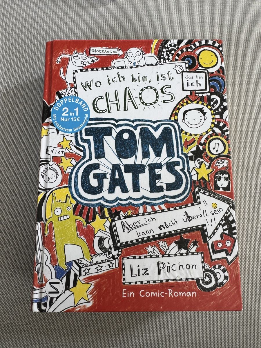 Libri: TOM GATES Comic Roman Doppelband – Usato da Hüttikon venduto da MacDani