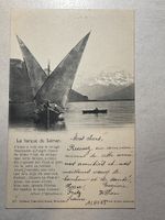 Les barques du Léman voiliers latins et etpoésie 1905