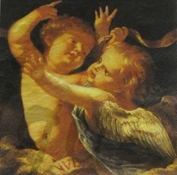 Tovaglioli: Serviette 2 engel (h21) – Nuovo (secondo la descrizione) da Schlatt TG venduto da kreativ-atelier
