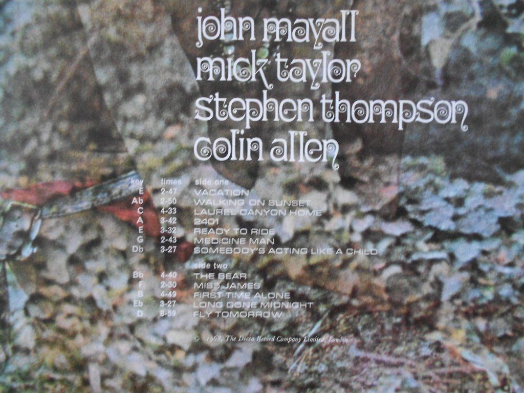 Dischi in vinile: JOHN MAYALL  -  BLUES FROM LAUREL CANYON – Usato da Bex venduto da Giorgiob 2