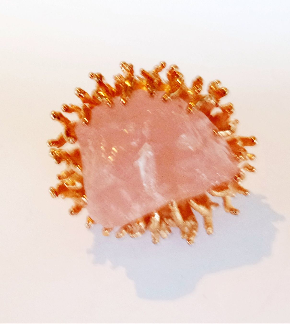 Ringe: Rosenquarz Fingerring – Neu und originalverpackt aus Zürich von adriben