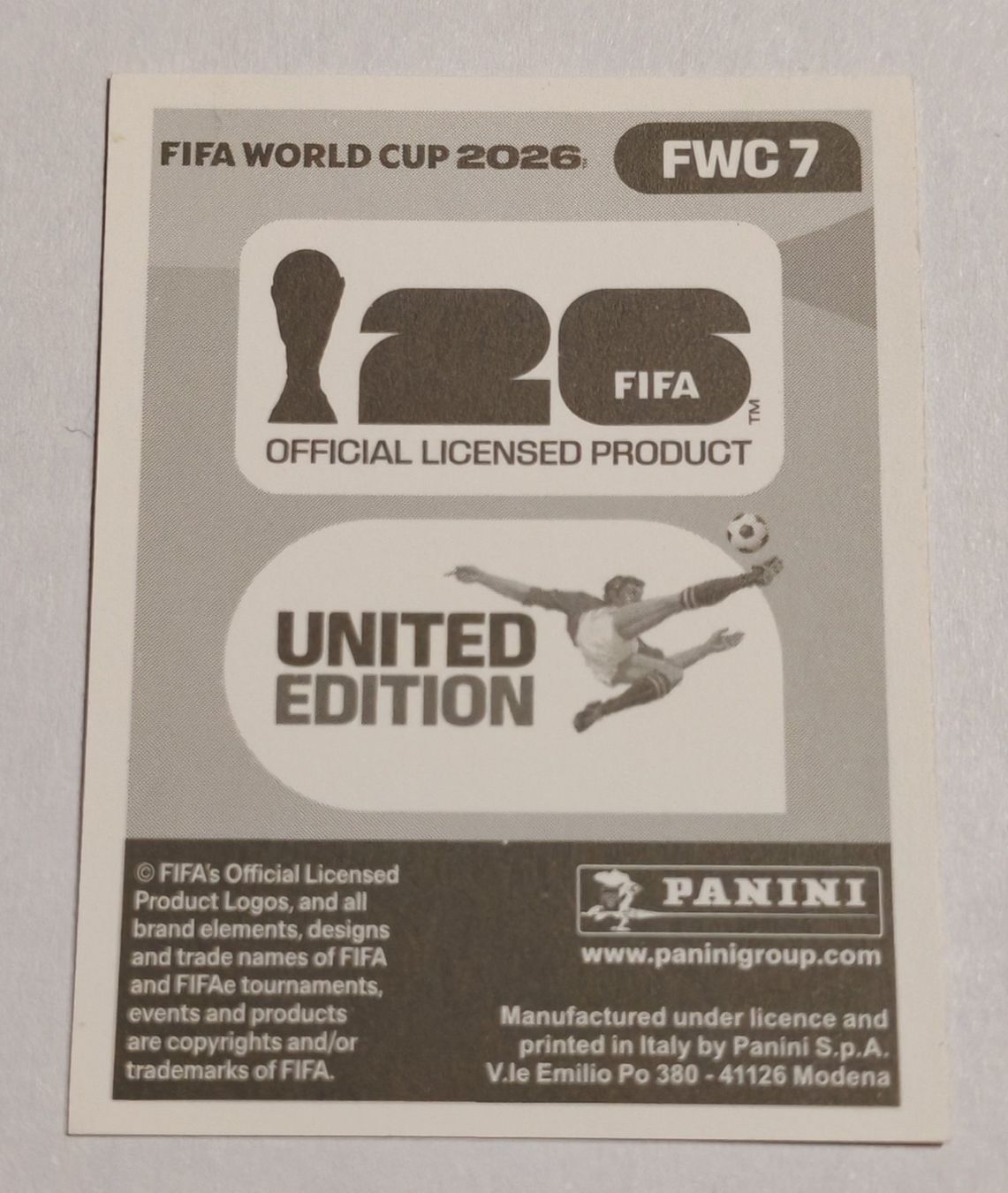 Panini Carte collezionabili: POKAL Sticker - FWC 7 – Nuovo (secondo la descrizione) da Rietheim venduto da Squaley 1
