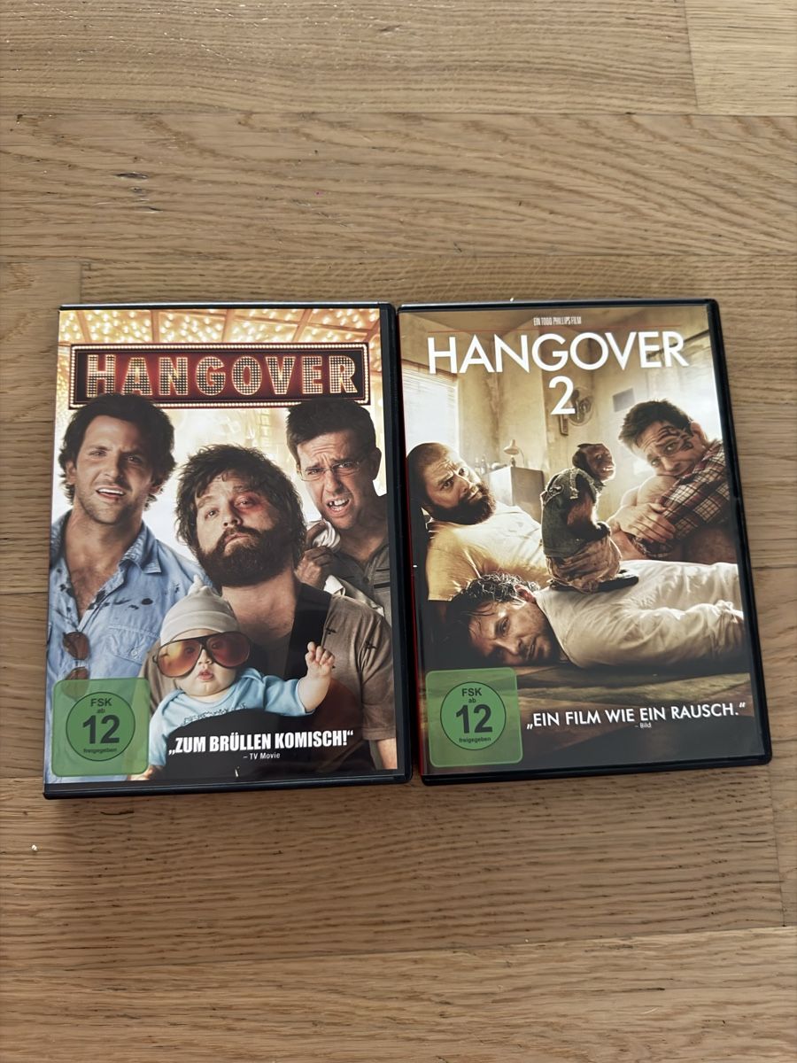 Tutti i DVDs: Hangover 1 + 2 DVD – Usato da Glattpark(Opfikon) venduto da laura_studer