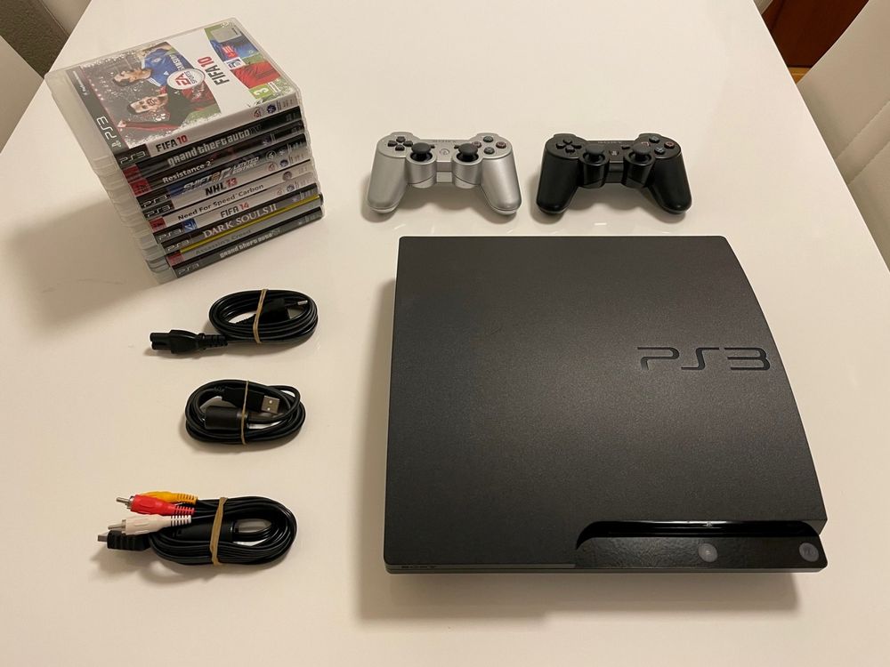 Console Playstation 3 Ultra Slim (500 Go) + Assassin's Creed 4 Black