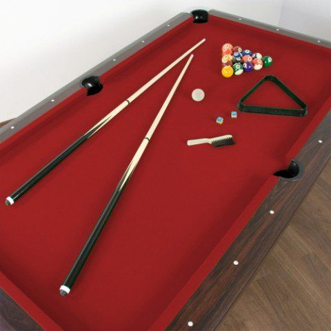 Tavoli da biliardo: 7 ft Billardtisch "Premium" – Braun / Rot – Usato da Olten venduto da antonio.troia 1