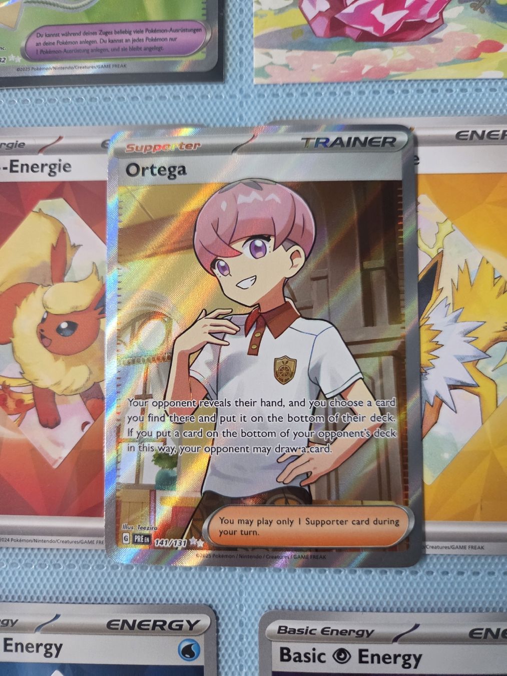 Pokémon Sammelbilder & Trading cards: Pokemon Ortega 141/131 Prismatic Evolution EN – Gebraucht aus Wangs von ste_9fqx