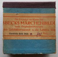 12 Glasdias / 12x Dia Visbecks Märchenbilder, um 1900