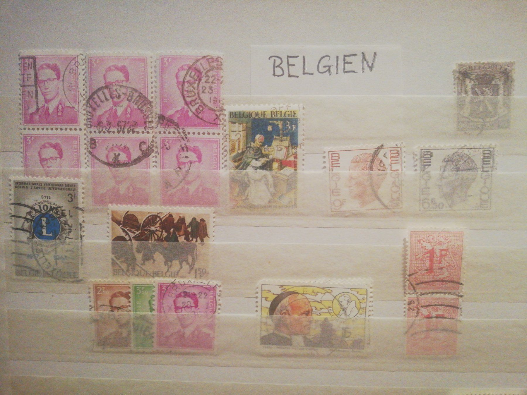 Tous les timbres: Briefmarken Belgien – D'occasion à Büttikon AG par Amineah