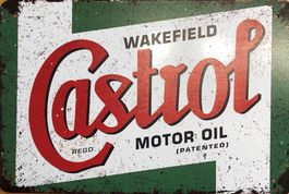 Castrol Retro Vintage Blechschild Öl 80er 90er Kult Racing