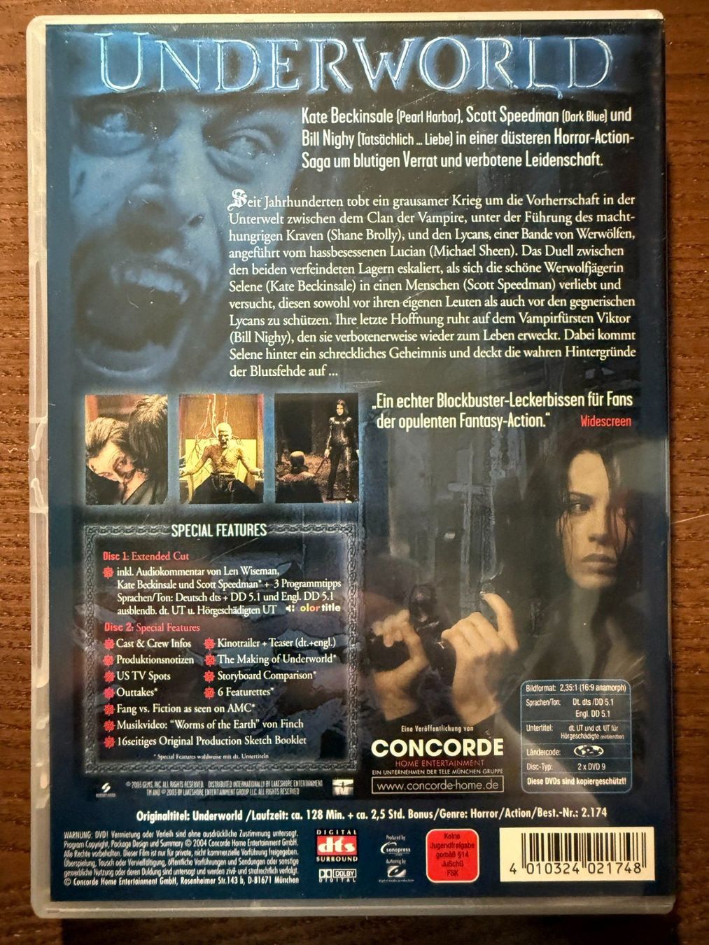 Tutti i DVDs: Underworld – Usato da Zürich venduto da FilmFreunde 1