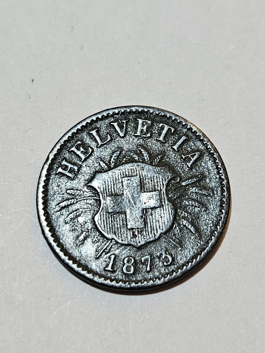 Tutti le monete: 5 Rappen 1873 – Usato da Pfäffikon ZH venduto da Melibol 1