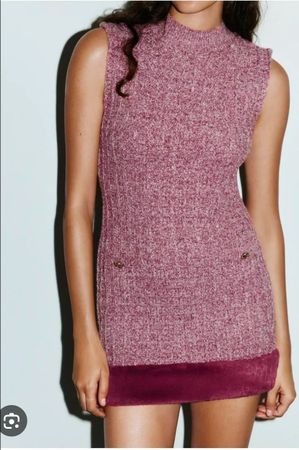Strickkleid kurz rosa NEU Grösse M / NP 50