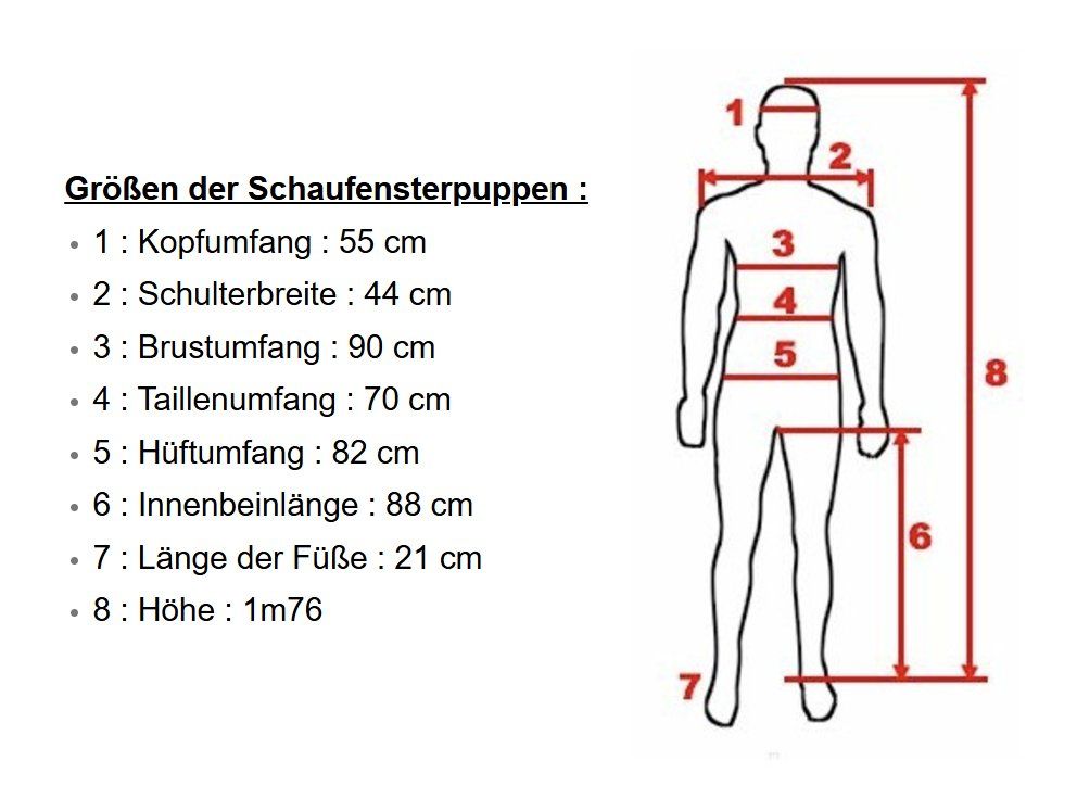 Altro in Decorazioni & Accessori: Mannequin / Schaufensterpuppe MH TE 32 – Nuovo e nell'imballaggio originale da Wangen b. Olten venduto da Hba2 4