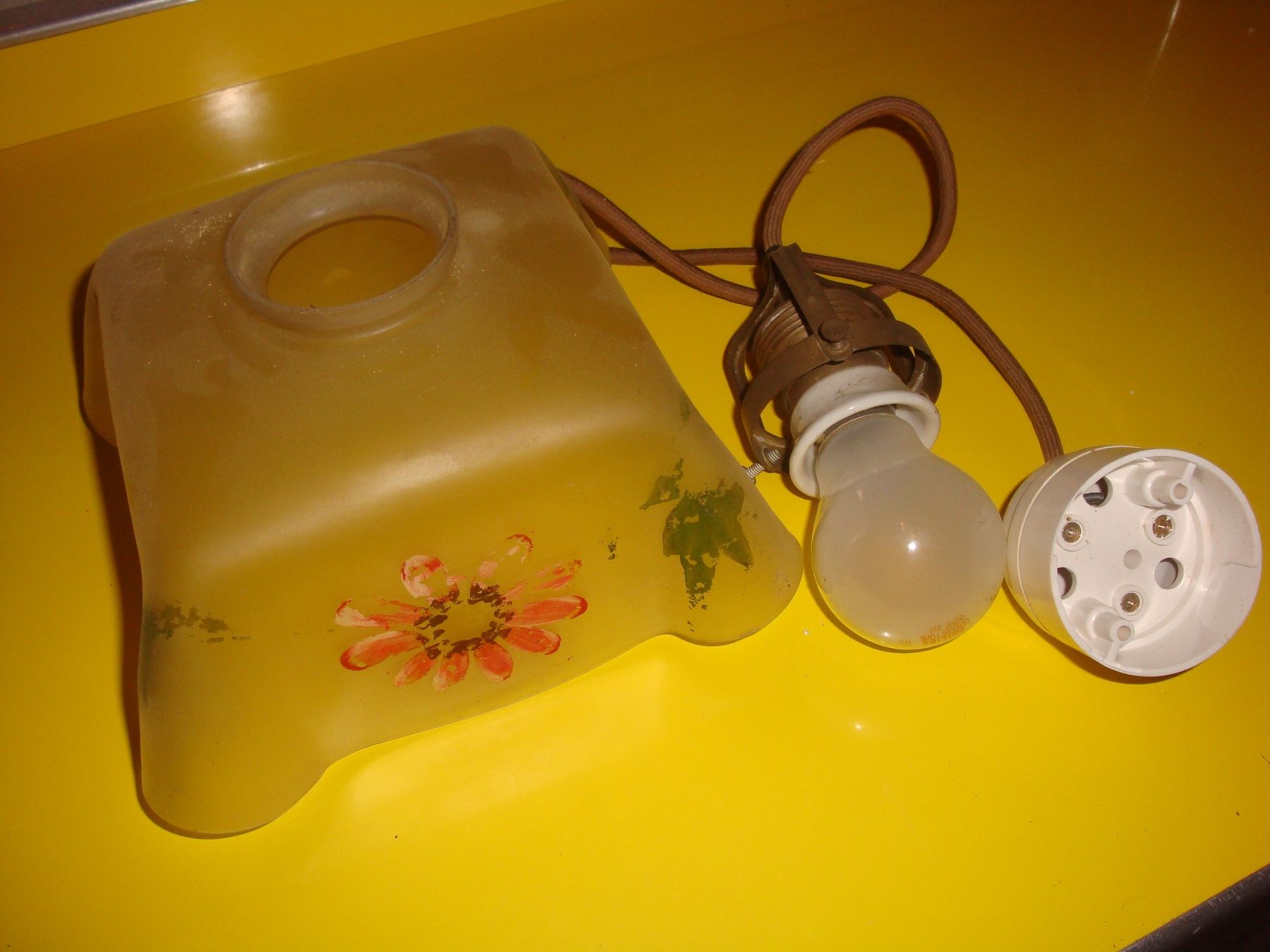 Lampadari & plafoniere: antike Deckenleuchte, Glas – Usato da häusernmoos venduto da buc_8ftk