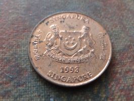 SINGAPOUR  1  Cent  1993
