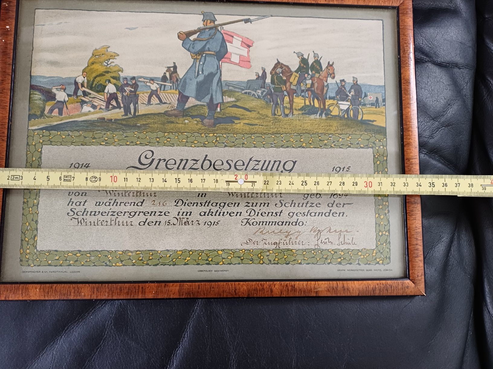 Foto & Immagini: Grenzbefestigung Bild 1914-1915,Schweizer Armee – Usato da Ebersecken venduto da Napf08 2