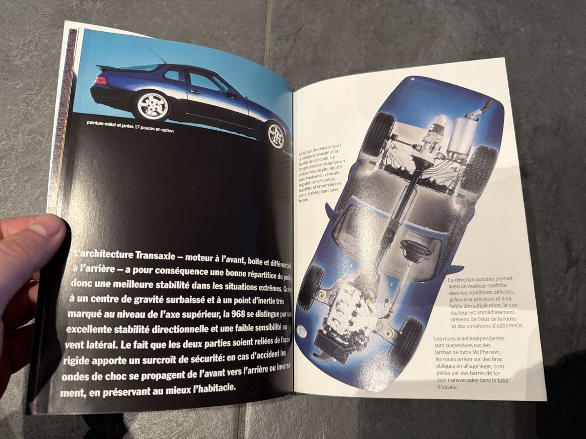 Porsche Documenti: Broschüre: Porsche 968 – Usato da Wolfwil venduto da Rolex1 4