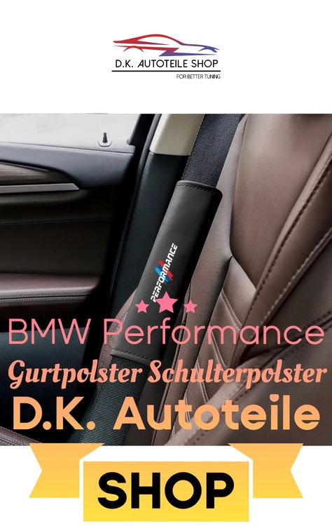 BMW Performance Gurtpolster Schulterpolster Sicherheitsgurt