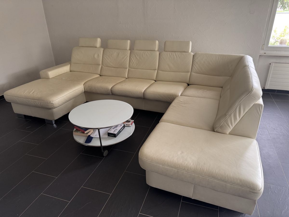 Divani: Ecksofa Leder beige 350x170x250cm gebraucht – Usato da Embrach venduto da kauaihawaii 2