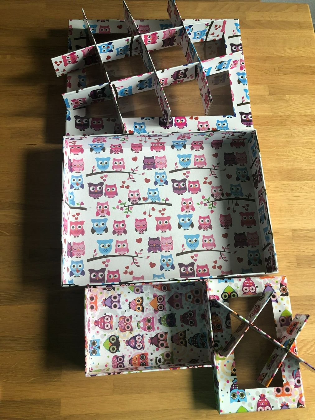 Casse di trasporto: Geschenkschachtel oder Ordnungsbox Eule - P – Usato da Neukirch (Egnach) venduto da muolen 3