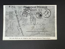 Ansichtsk. 1915 Briefmarken Ausstellung Zürich   (V513)