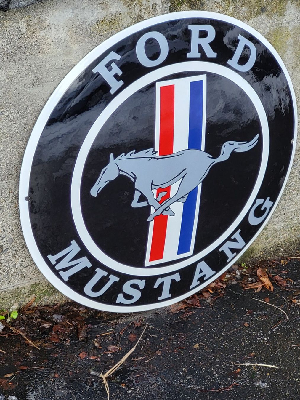 Insegne: Emailschild Ford Mustang – Usato da Zürich venduto da timbuktu03