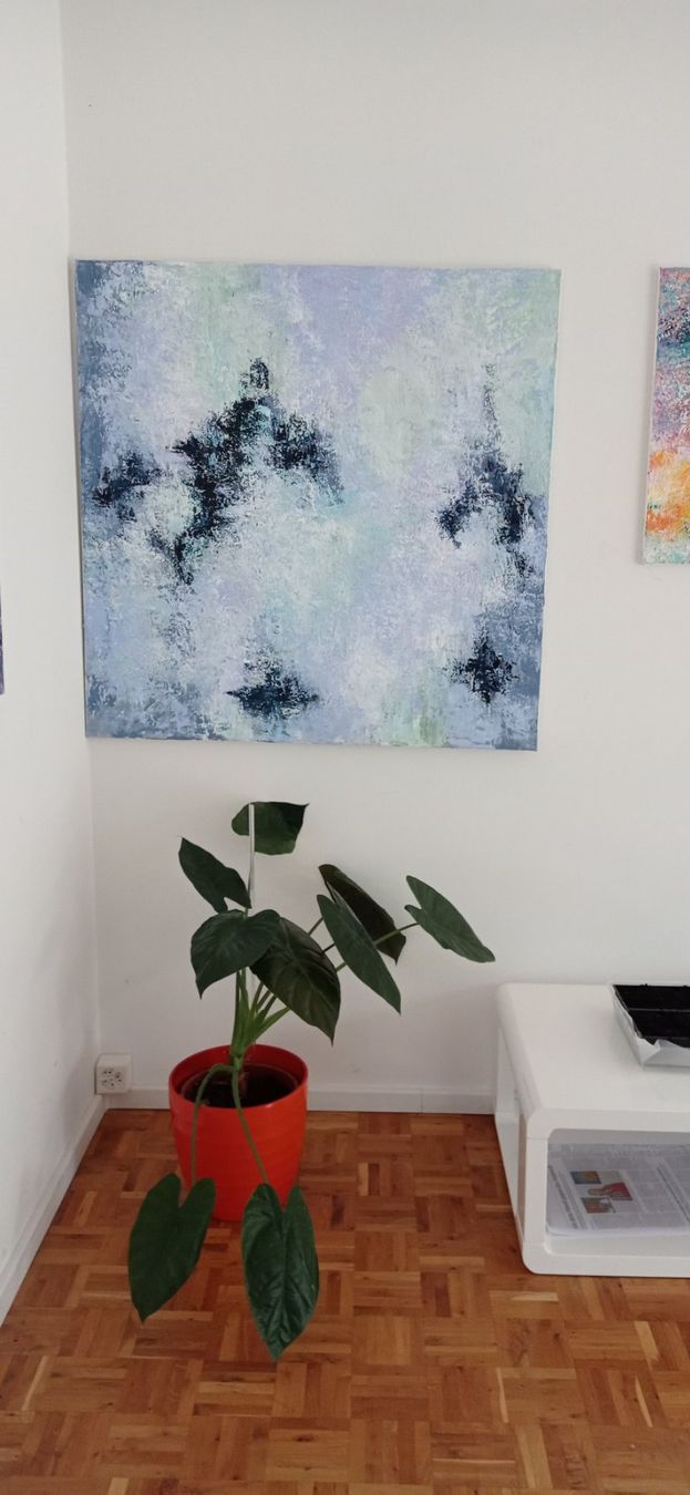 Gemälde: Abstraktes Acrylbild, modernes Wandbild, Unikat – Neu und originalverpackt aus Gattikon von uur_r86h 2