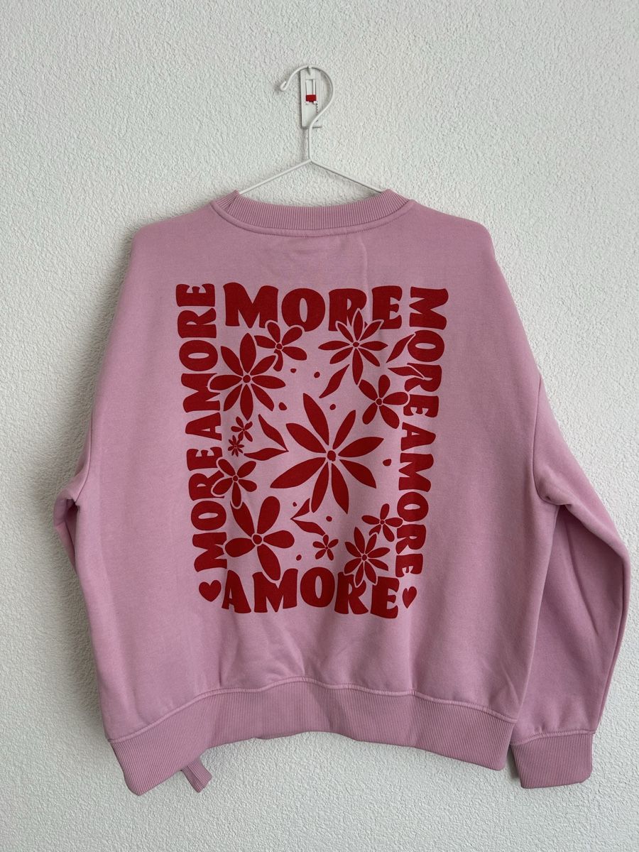 Maglioni & Felpe: Pullover rosa mit Print Grösse M  – Usato da Chur venduto da faja7000