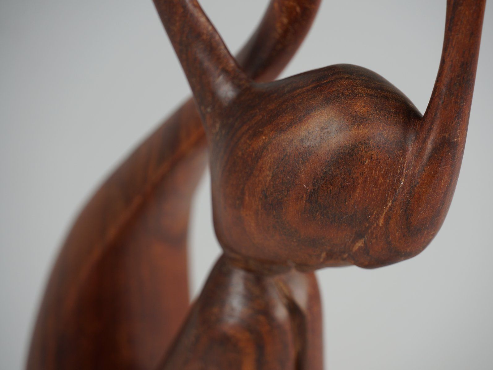 Sculture & Statue: Abstrakte "Denkers" Holzskulptur 14" – Usato da Rüti ZH venduto da Restwert_Rueti_ZH 2