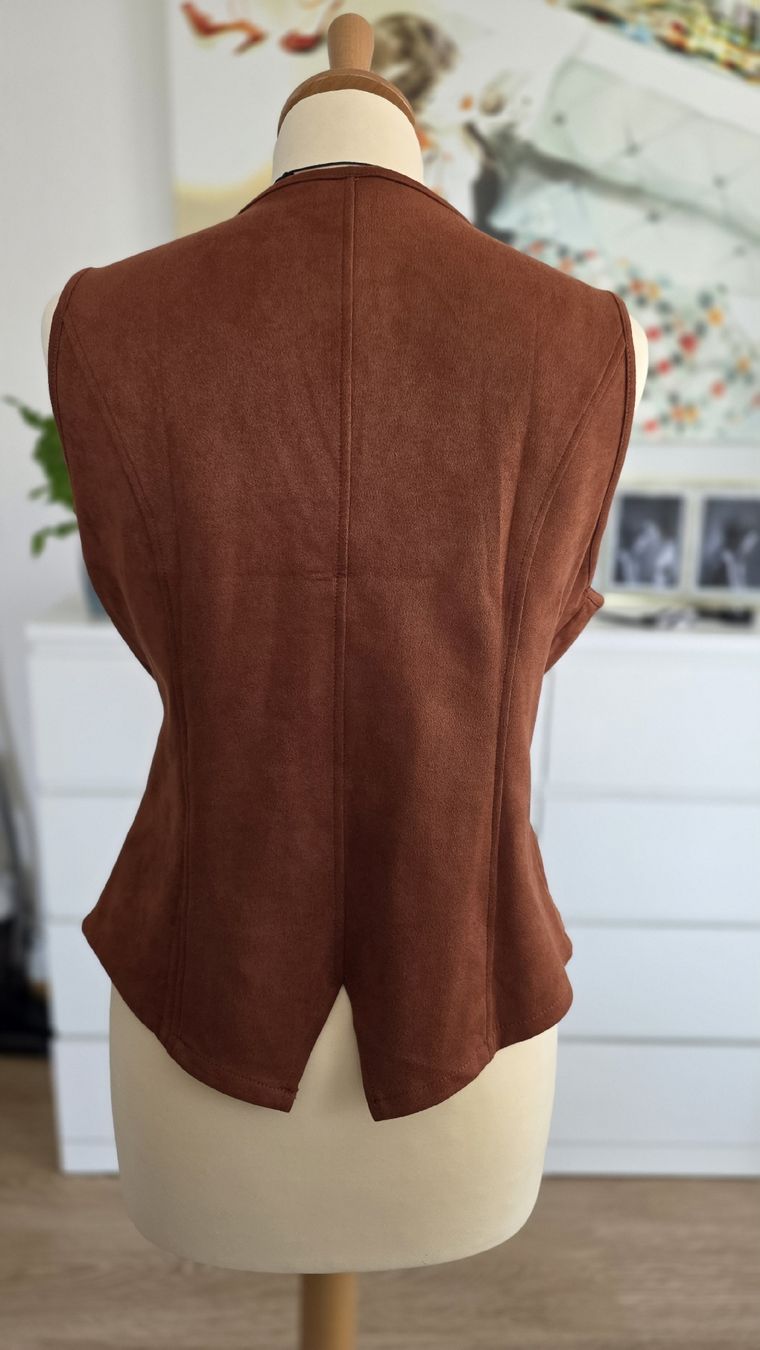 Gilet & Giacche senza maniche: Gilet Imitation Daim – Nuovo (secondo la descrizione) da Cheyres venduto da Karine-Schweiz 3