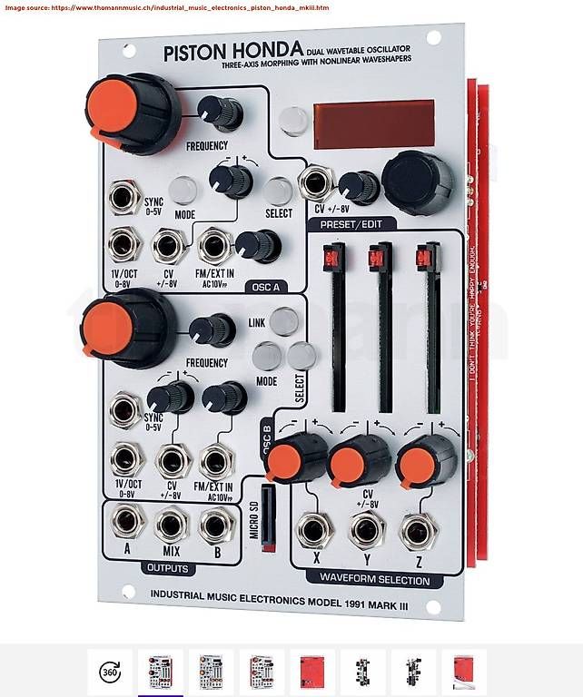 Strumenti musicali: Piston Honda MK3 | Eurorack Wavetable-Oszillator – Usato da Basel venduto da phiphiphi