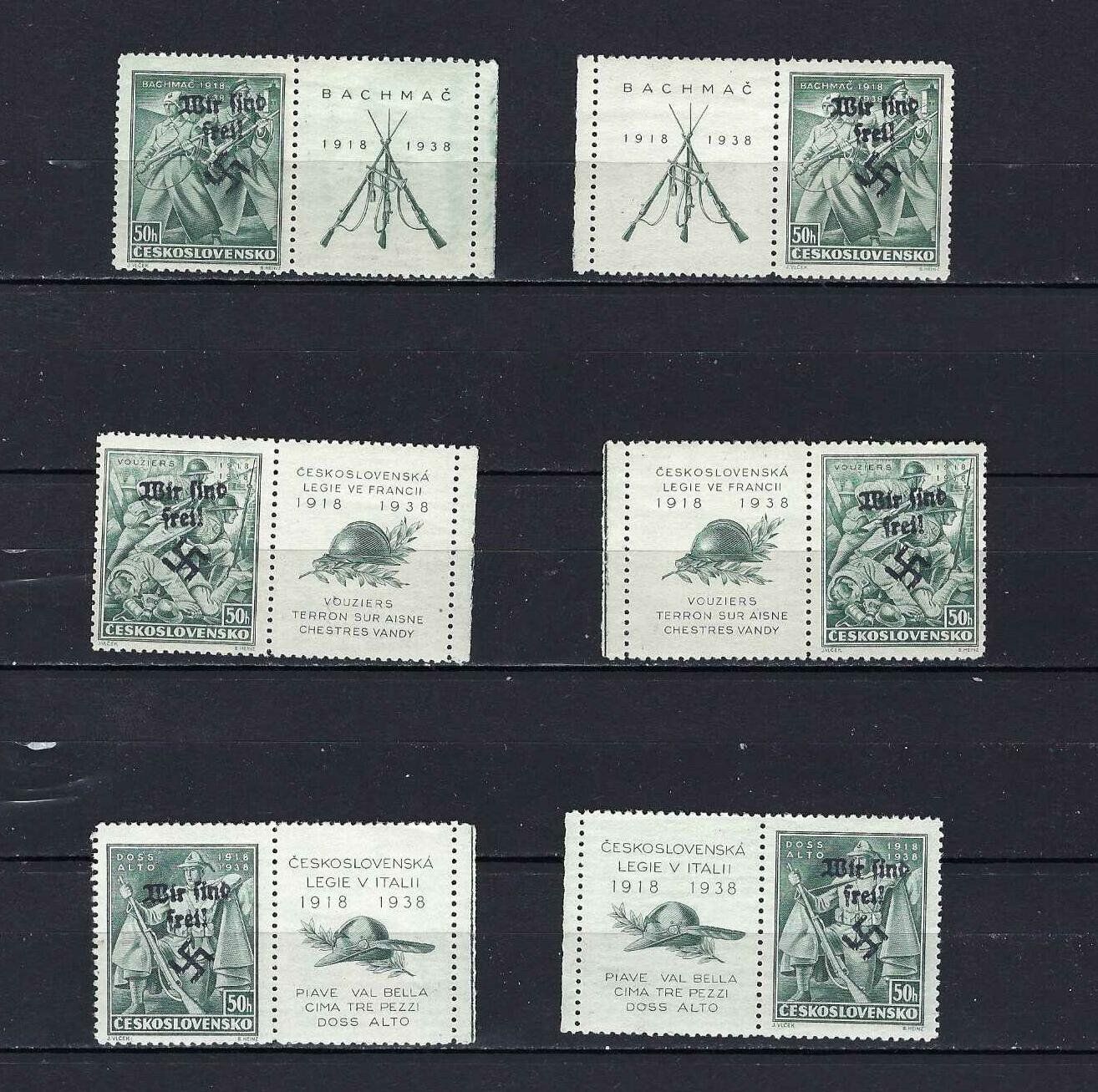 Alle Briefmarken: Besetzung Sudetenland  ** – Neu und originalverpackt aus Altstätten SG von Nandodax