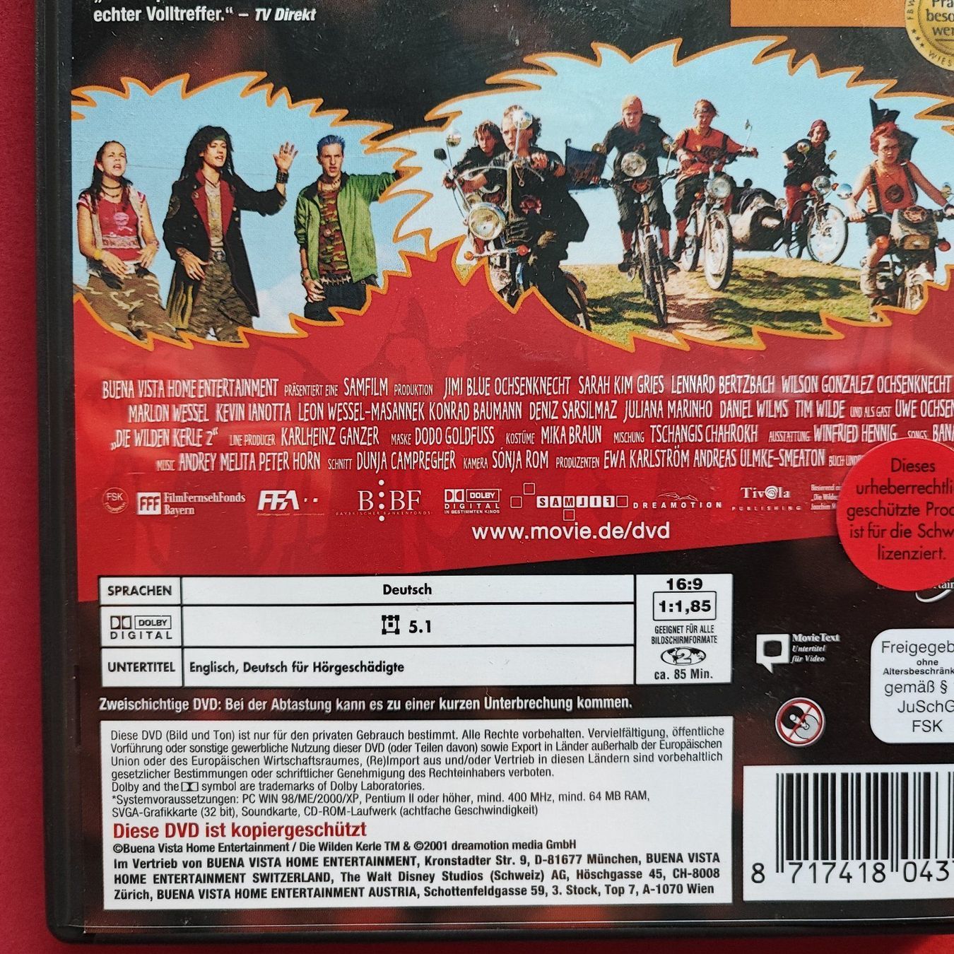 Tutti i DVDs: Die wilden Kerle 2 – Usato da Dübendorf venduto da kb86_MOVIE 2