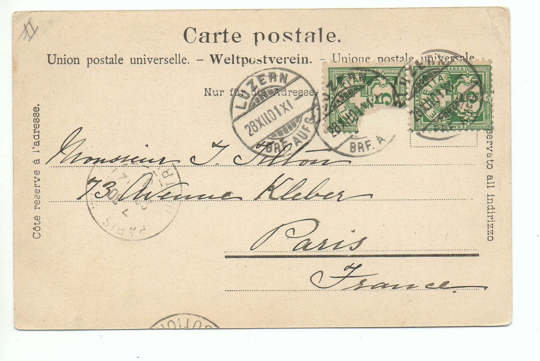 Cartes postales: BRUNNEN mit Urirotstock – D'occasion à Jona par philajona 1
