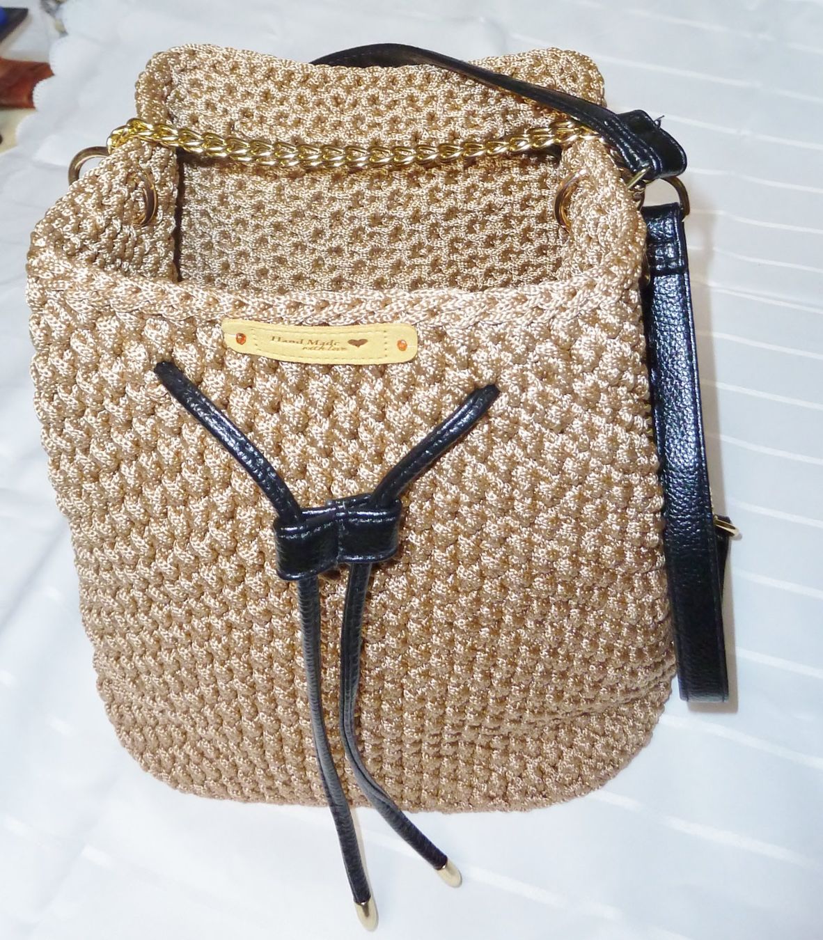 Zaini: Gehäkelte Rucksack Tasche Toba – Nuovo e nell'imballaggio originale da Siebnen venduto da Ra-la-ra-ol 6