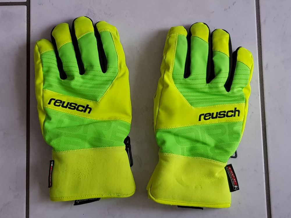 Winter Ski Handschuhe Reusch, gelb Ricardo 6.5, auf EU Gore-Tex, neon Kaufen 