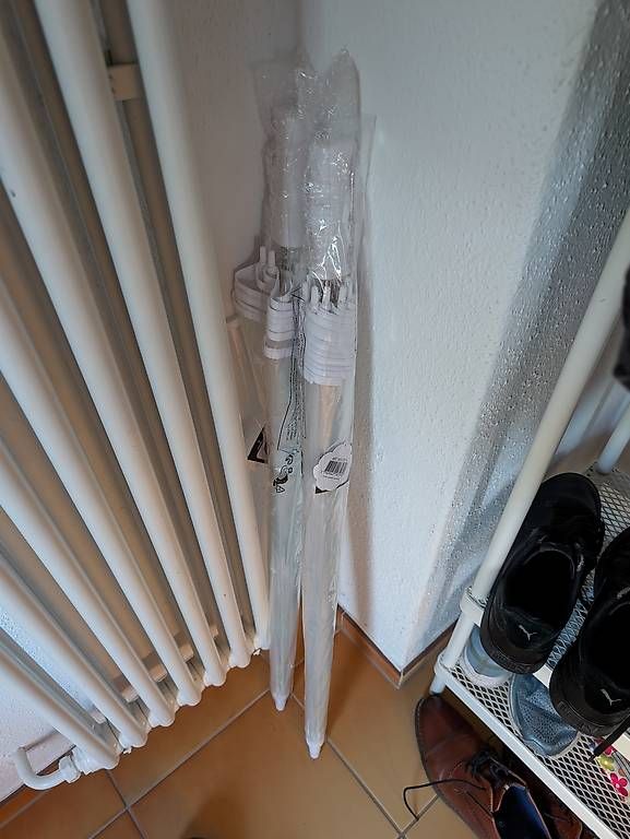 Ombrelli: 2 Regenschirme Hochzeit transparent/ durchsichtig – Usato da Winterthur venduto da cesteffani